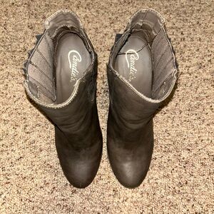 Candie's Women's Black Ankle Boots